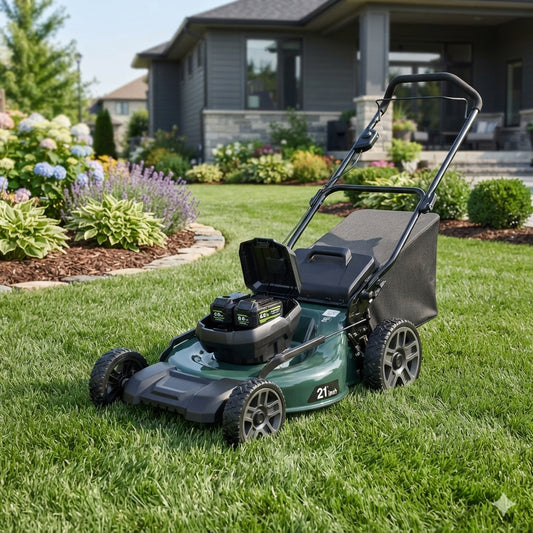 Verdexa 21" Cordless Self-Propelled Lawn Mower – 48V
